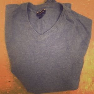 Blue cashmere sweater